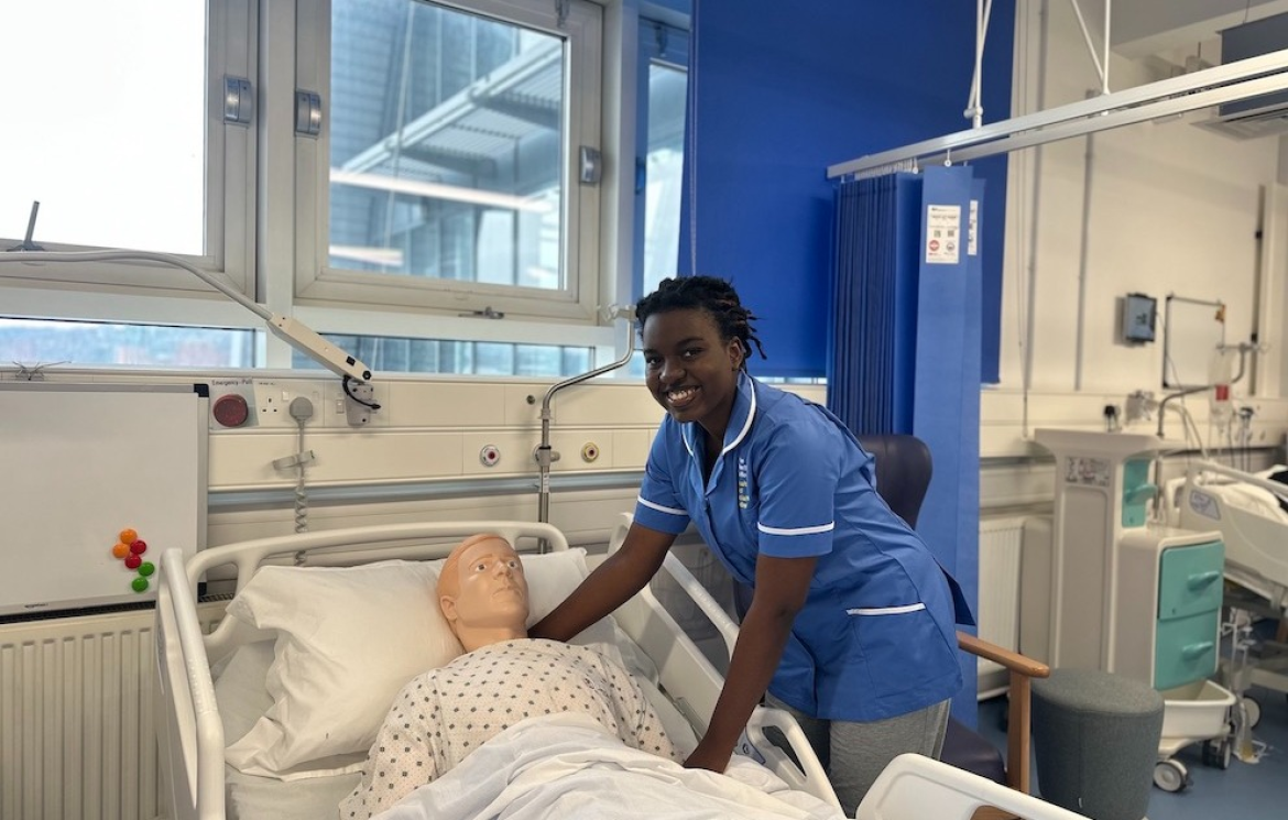 The Sheffield College student shares T Level insights with nursing chiefs