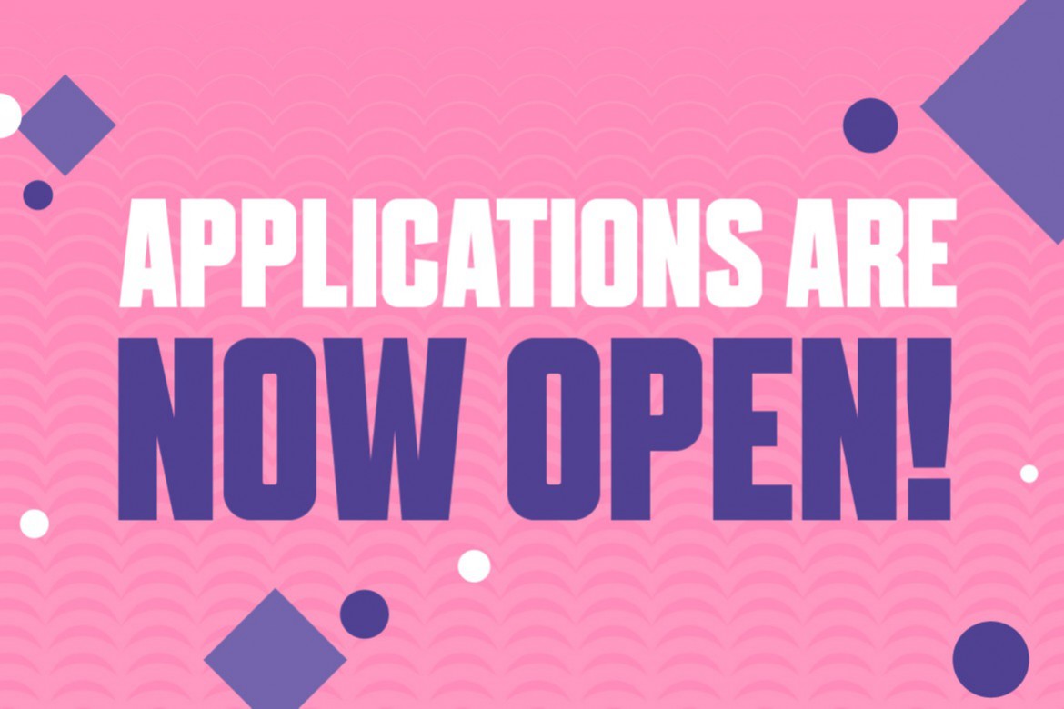 Applications are now open!